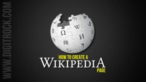 How To Create A Wikipedia Page